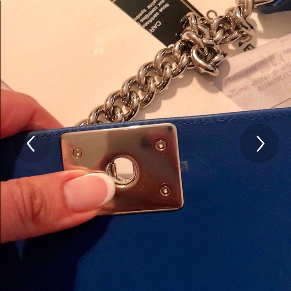 Chanel Medium Le Boy Chevron Iridescent Bag. - Picture 7 of 16